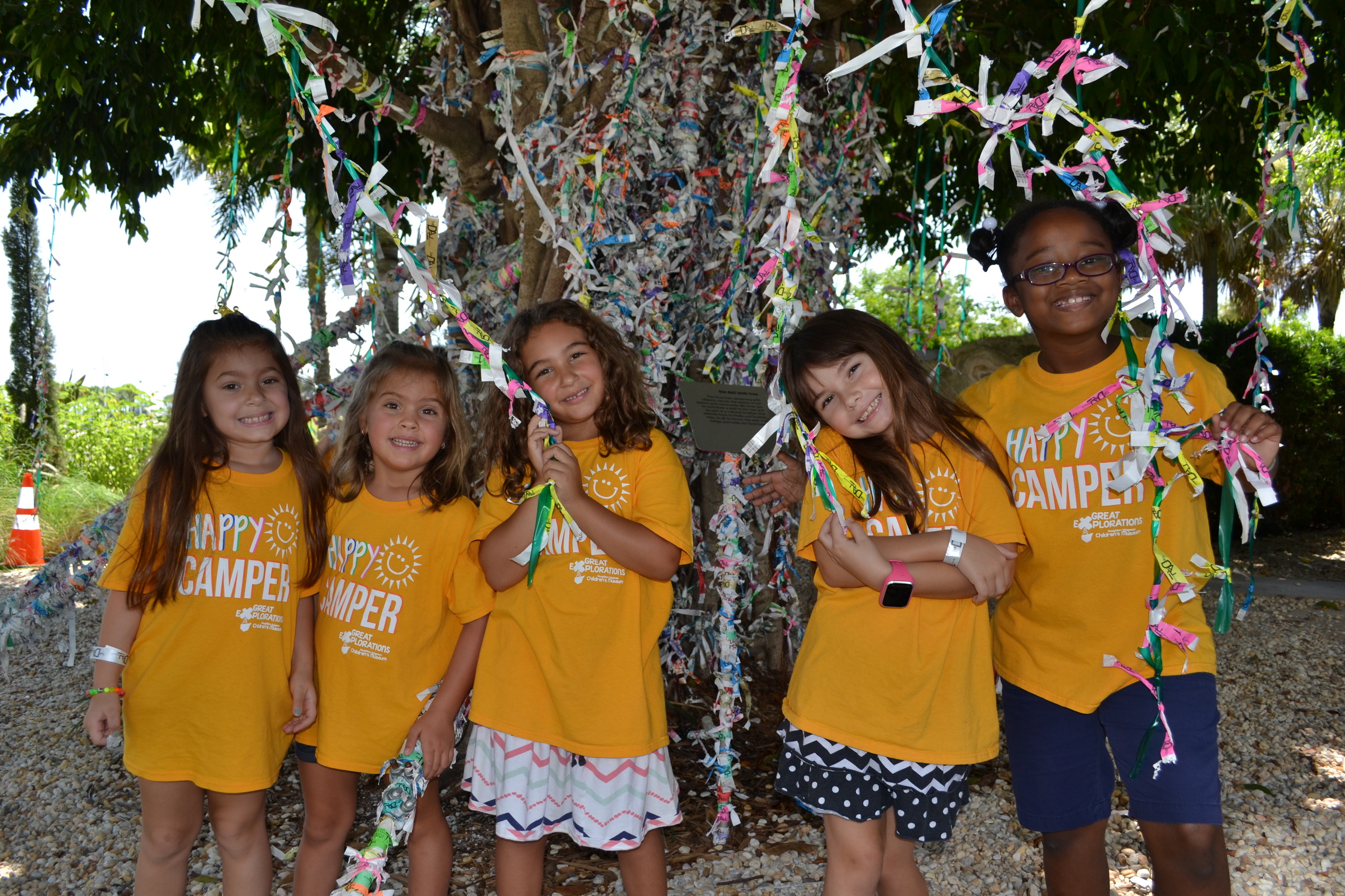 Five happy Great Ex campers at the end of yet another amazing experience with art and culture.
