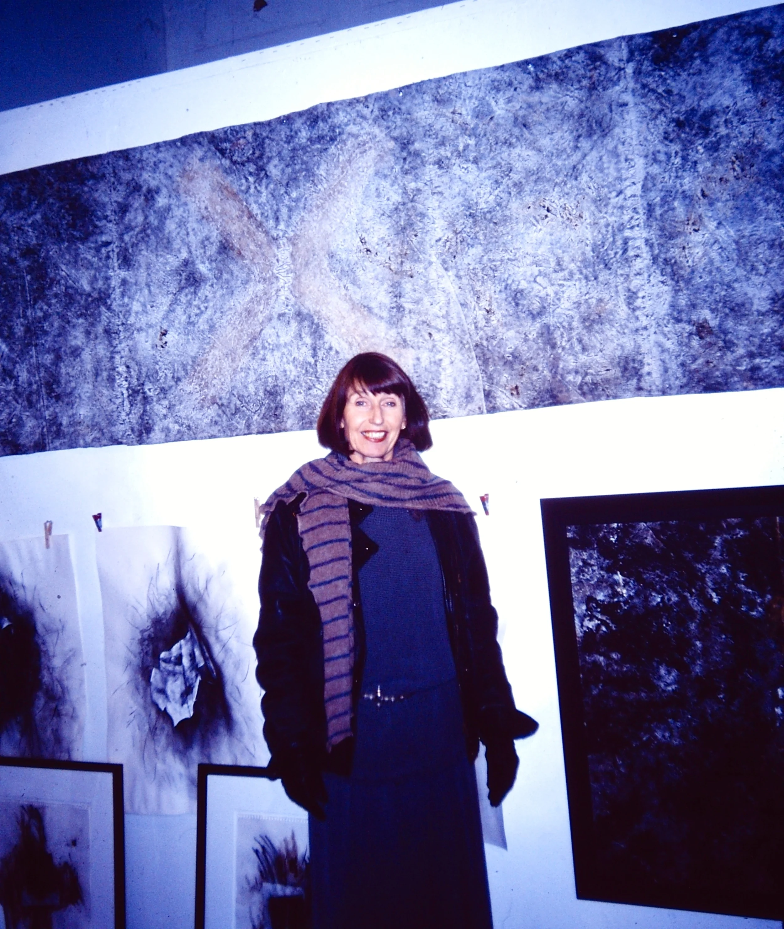 In my studio at Salt Creek Artworks shortly after I arrived in St Petersburg in 2000. It was located on Fourth Street South until a few years ago. This is where I had my first solo exhibition in St Petersburg. T he series, Bound Crosses and Boundary Crossings, a part of that show, was also exhibited in Richmond VA, Atlanta GA, at Hillsborough Community College in Ybor City and was part of my mini-retrospective, Rose Marie Prins: The East Coast Years at St Petersburg's Mahaffey Theater in 2013. 