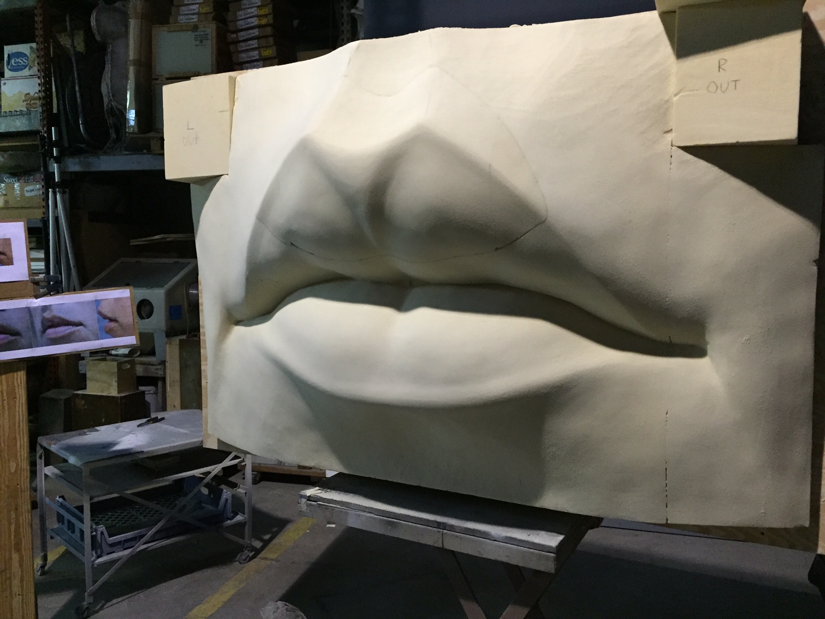 The final surfacing process begins with sanding and sanding and more sanding.