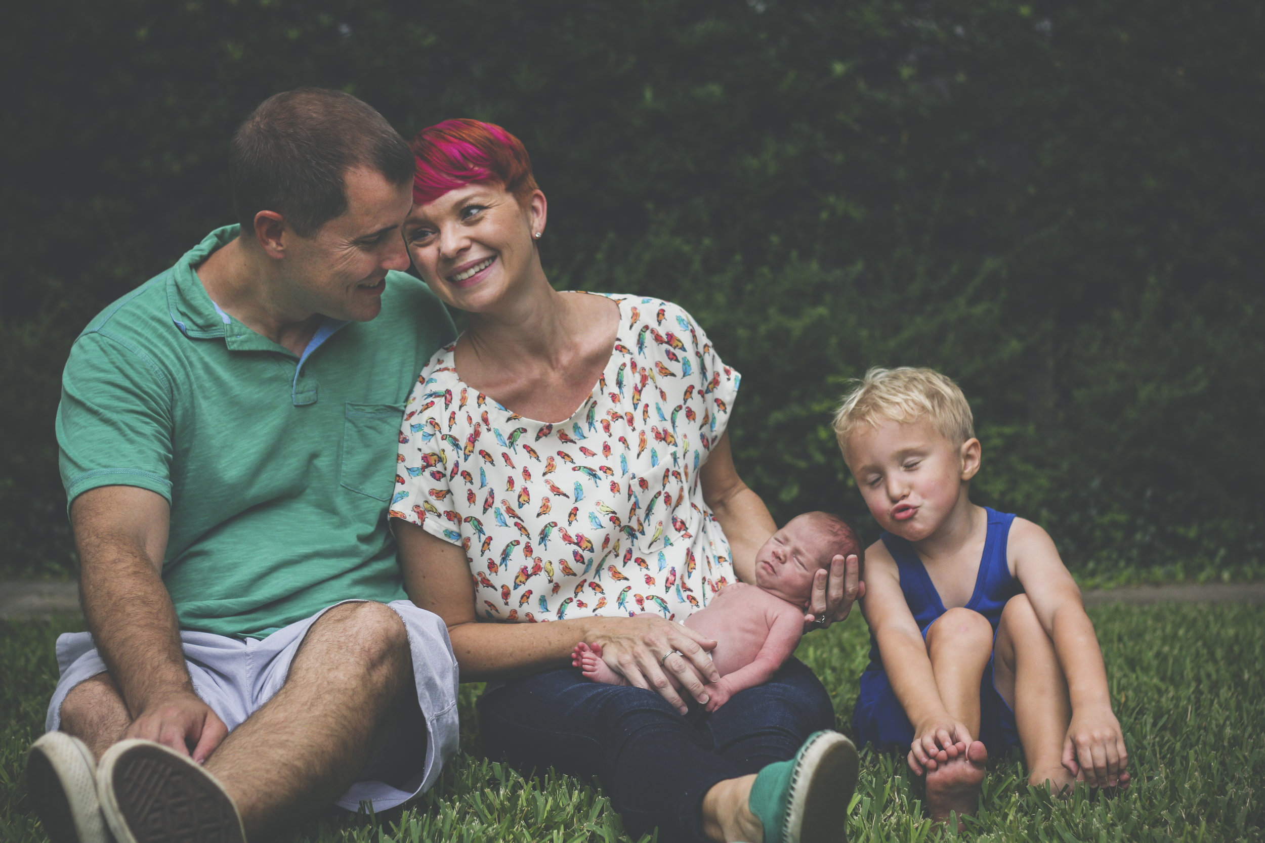 My family, Jon, Isaac, Paxton and I Photo by: Charlotte Suarez