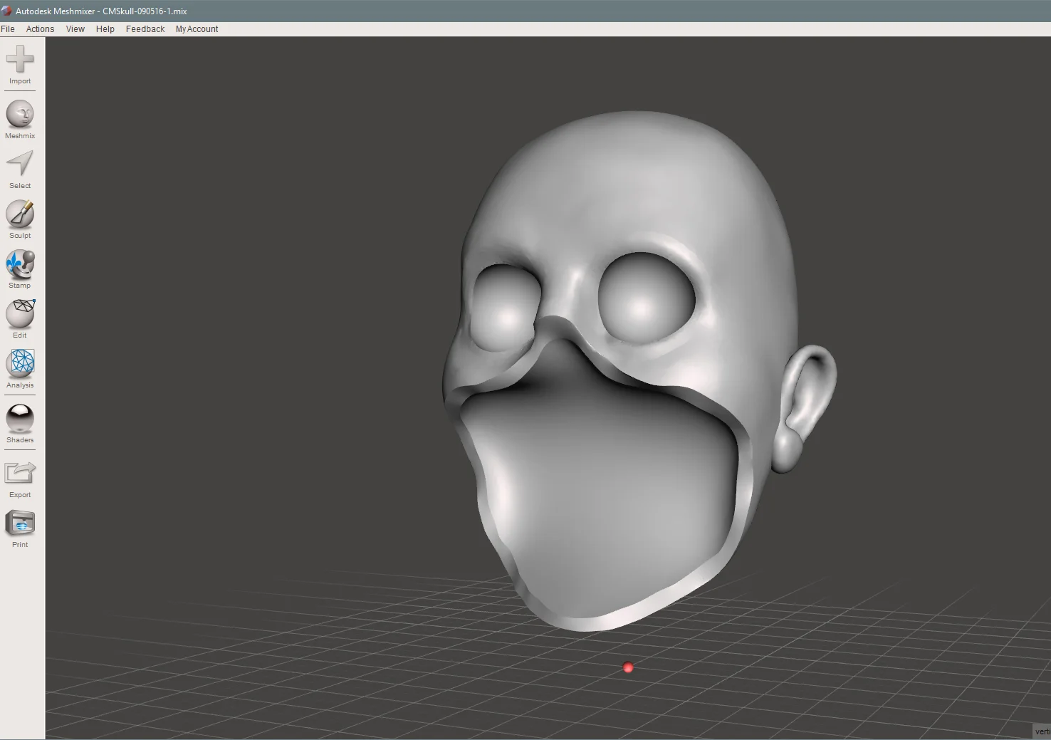 Skull to create one-of-a-kind sculptures