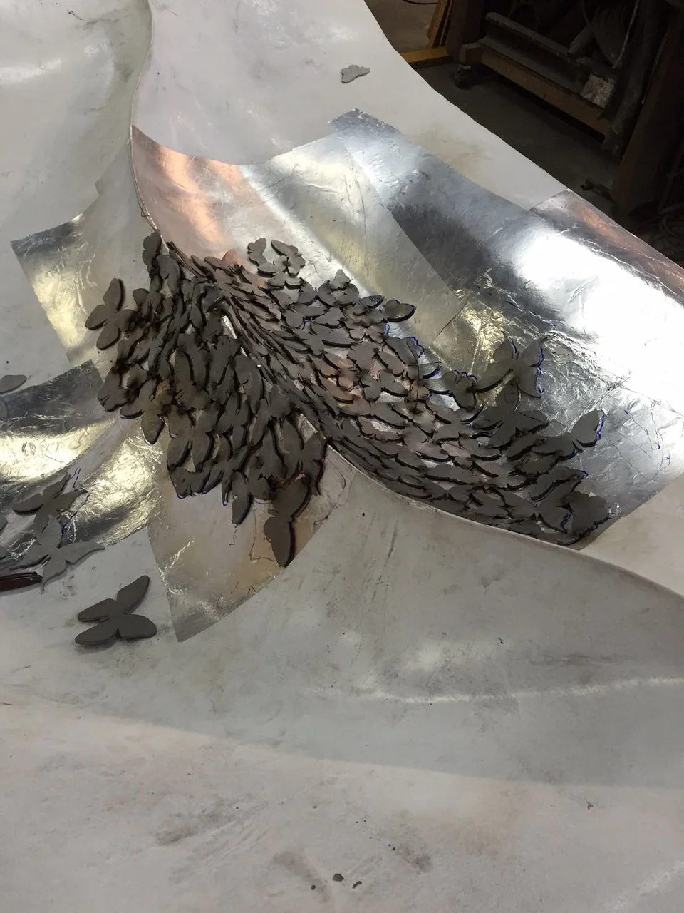 This is a very labor intensive process as the stainless likes to move when heated so many adjustments must be made.