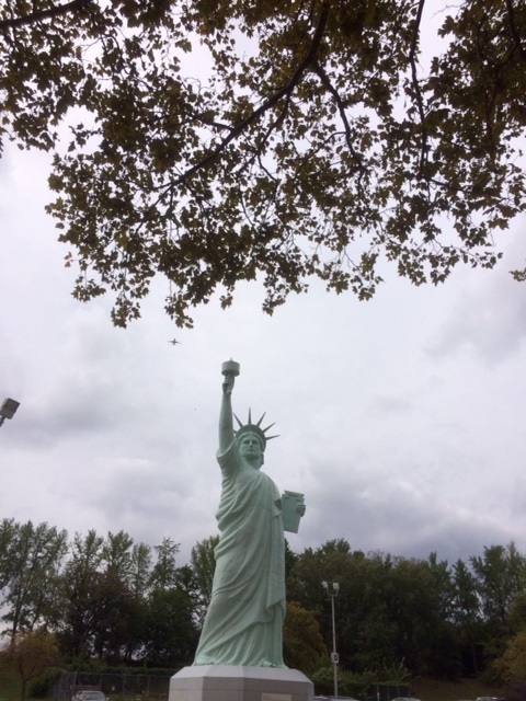 On the grounds of the Brooklyn Museum