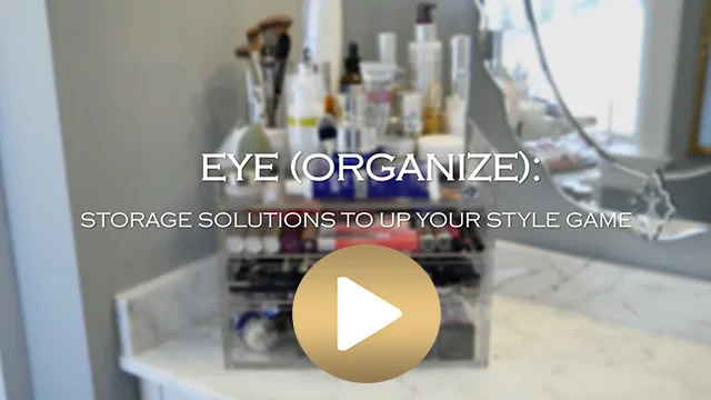 Selective Eye: An exclusive discount on the luxe lucite organizers that make getting ready fun again.