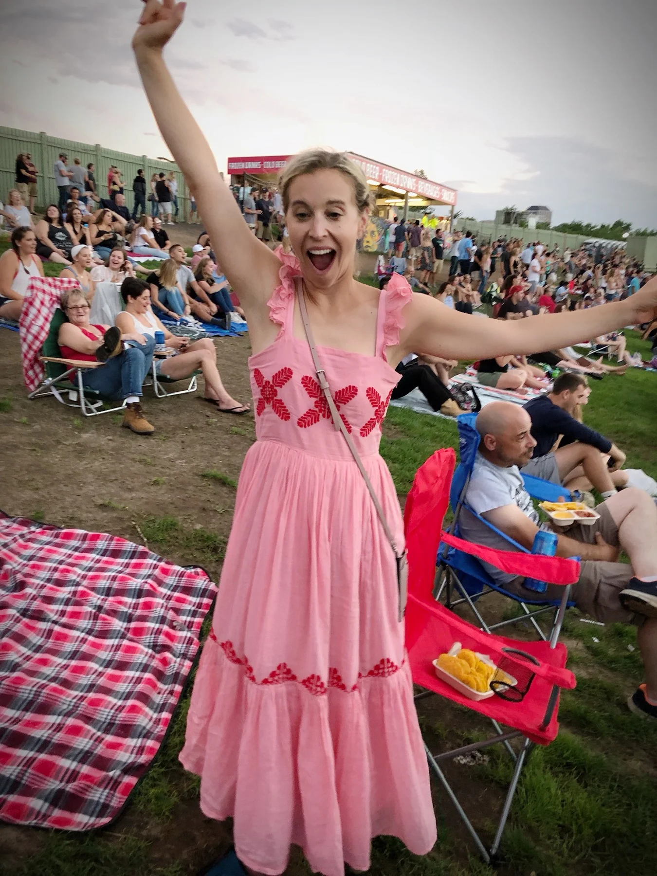 This picture is awful, but this dress is PERFECT: Carolina K (similar style)
