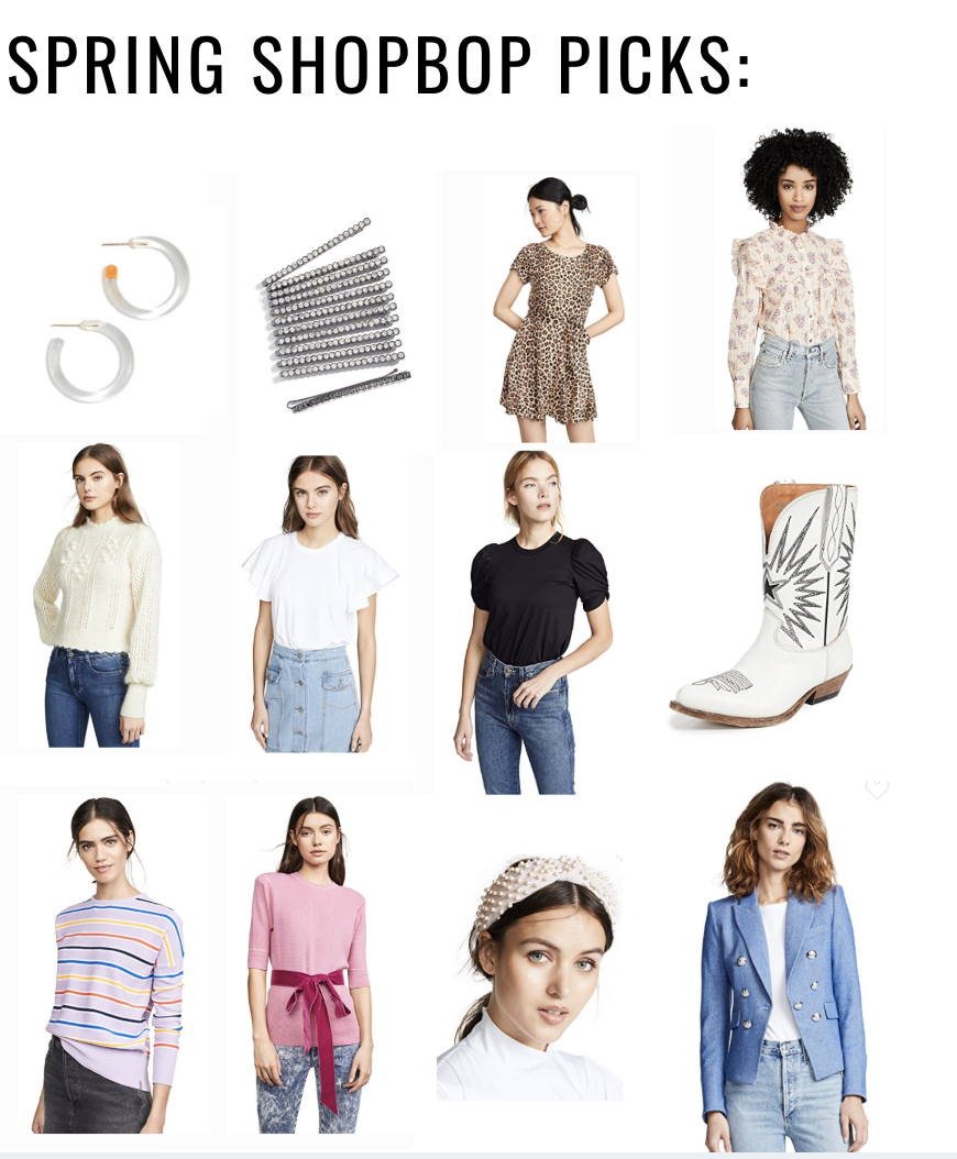 Spring Updates In My Shopbop Cart (AND THEY ARE ALL ON SALE TODAY!)