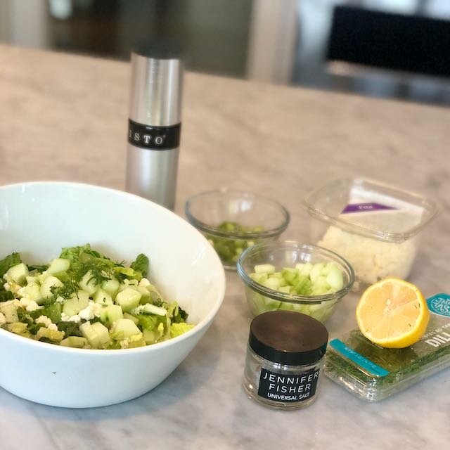 The Best Simple Salad: Jennifer Fisher's Green Greek Salad