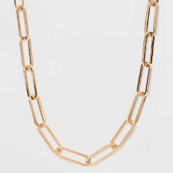 Link Chain Statement Necklace 