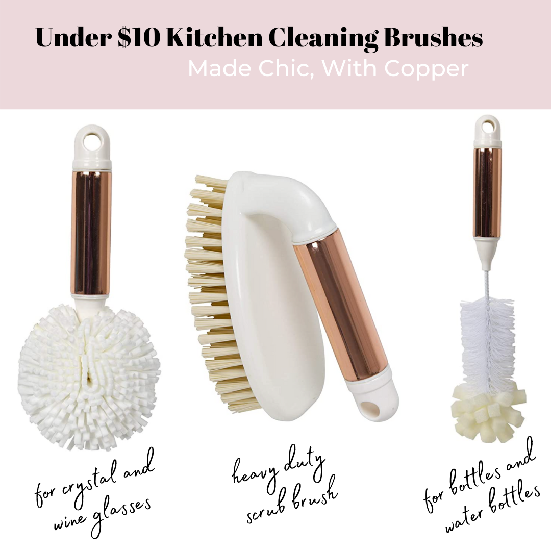 Chic Copper Kitchen Cleaning Tools Under $10 — Jenn Falik