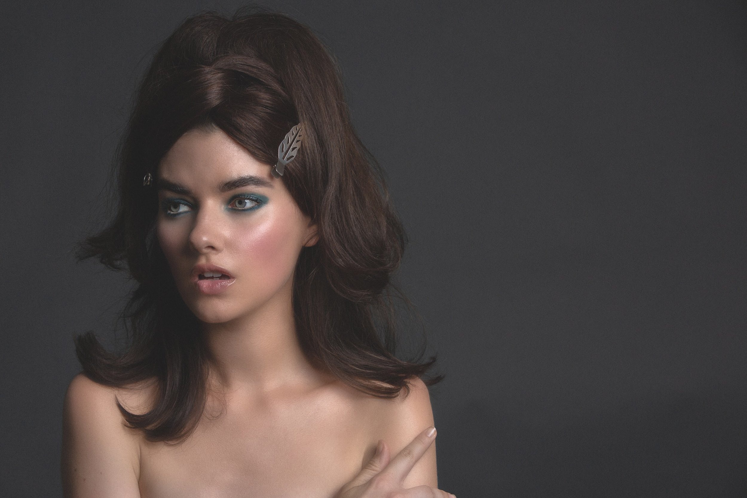  HAIR BY PATRICIA MORALES  MAKE UP BY ELIE MAALOUF  PHOTO BY ANDREW GLEASON 