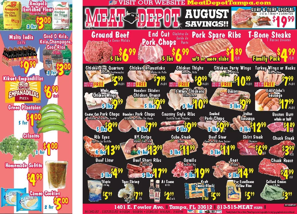 Spanish — Meat Depot Supermarket