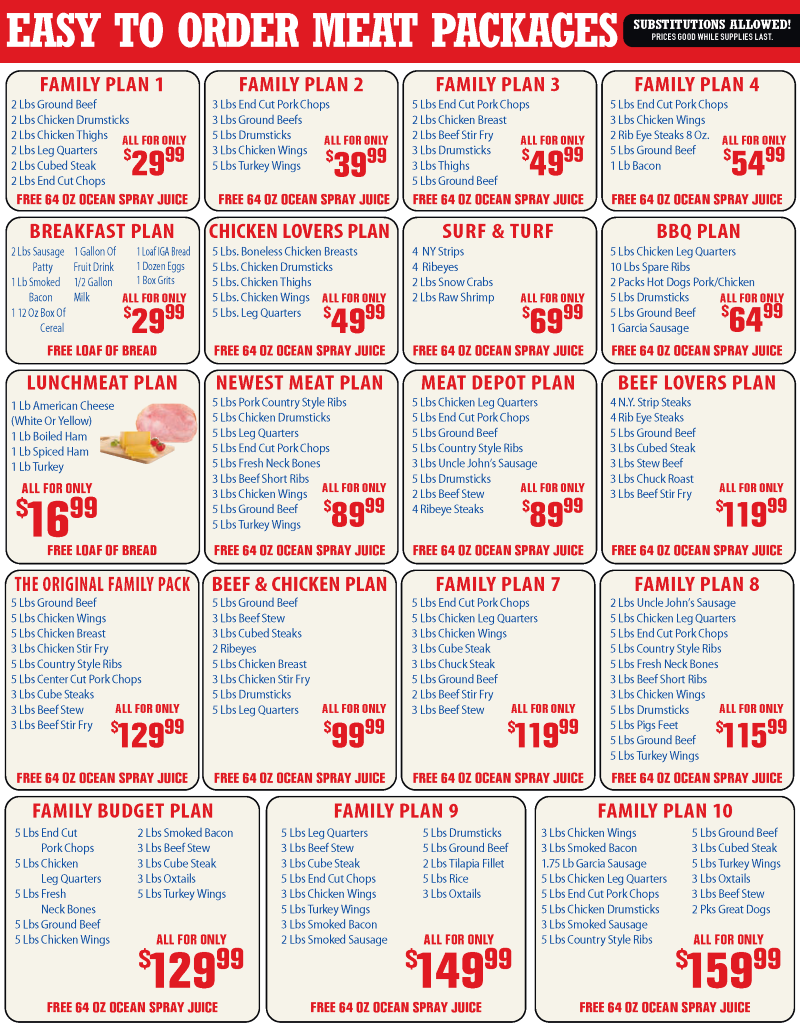 Meat Depot Meats Produce Grocery FreshSeafood — Meat Depot Supermarket