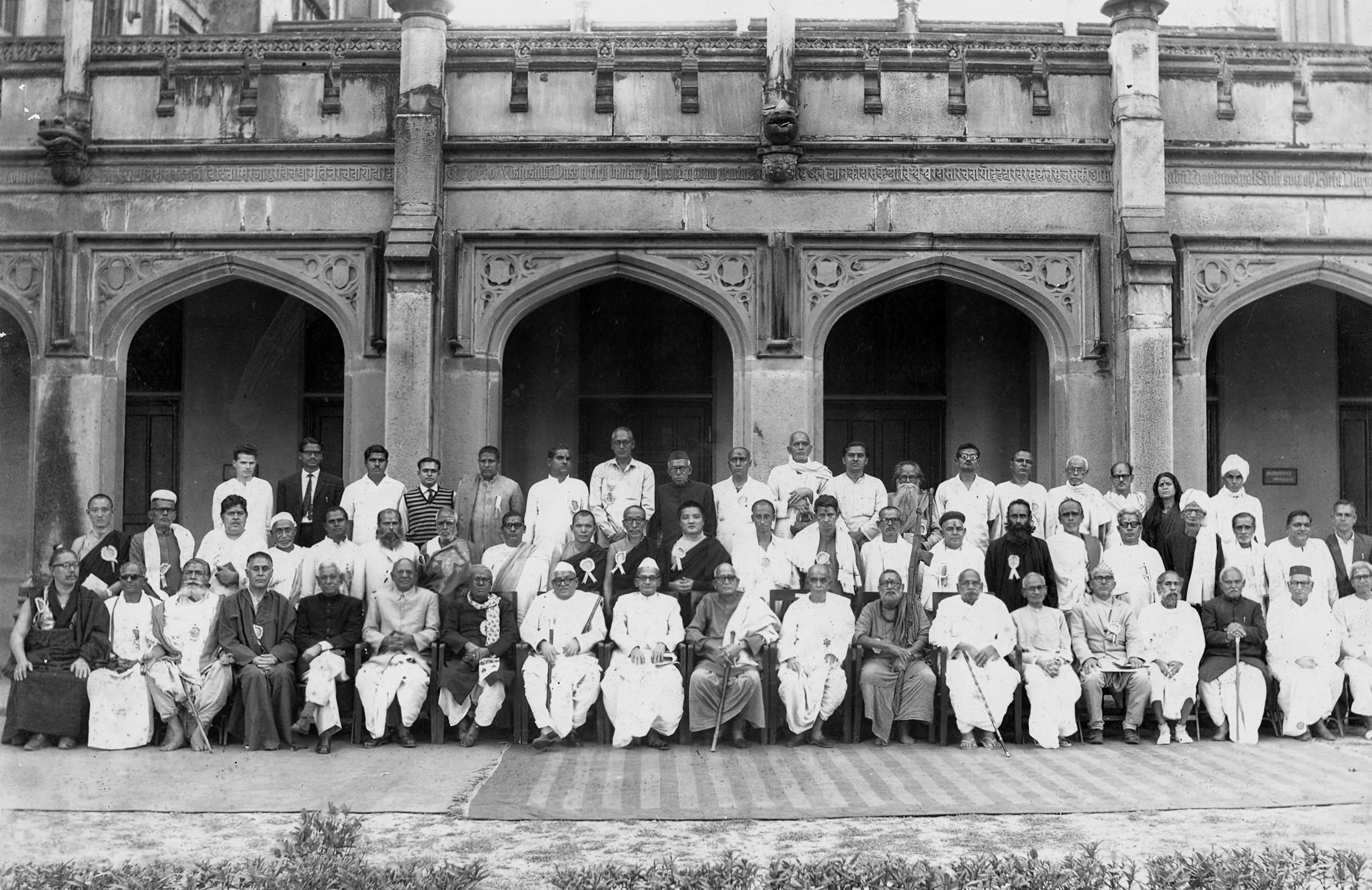 Tulku Thondup at the All India Tantric Conference at Sanskrit University. Approximately 1968
