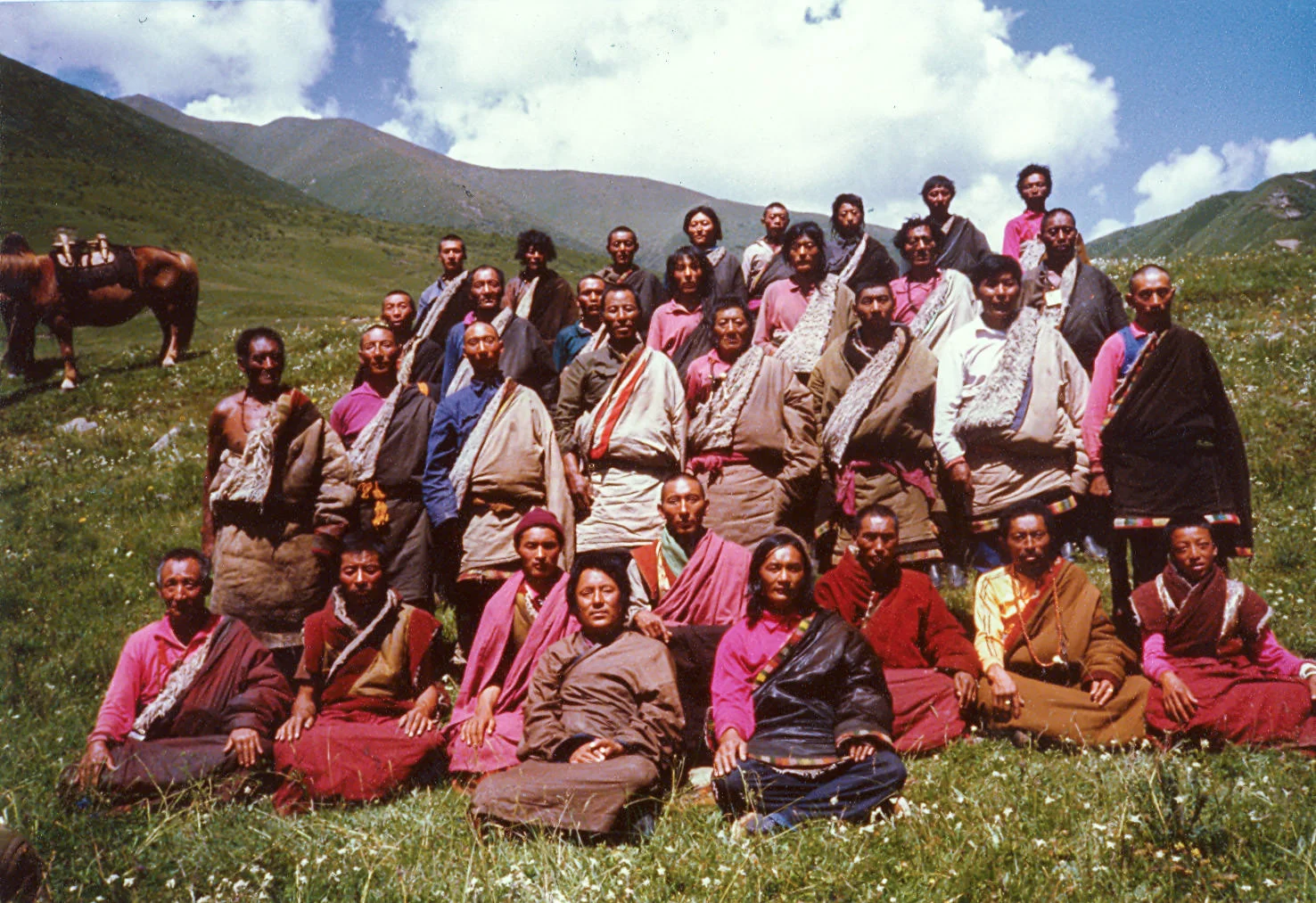 Relatives of Tulku Thondup in rDo Valley, Tibet.1984