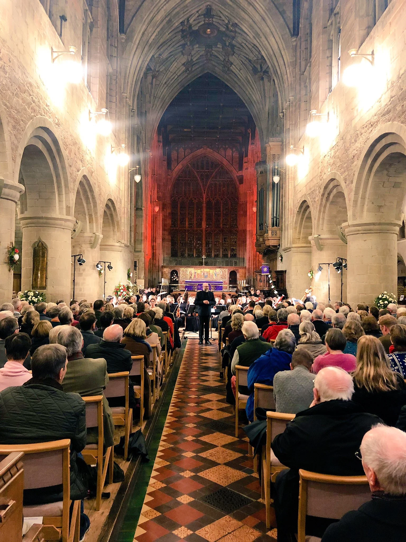 Messiah in Great Malvern Priory with the English Symphony Orchestra