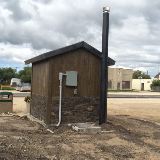 Precast Concrete Outhouse