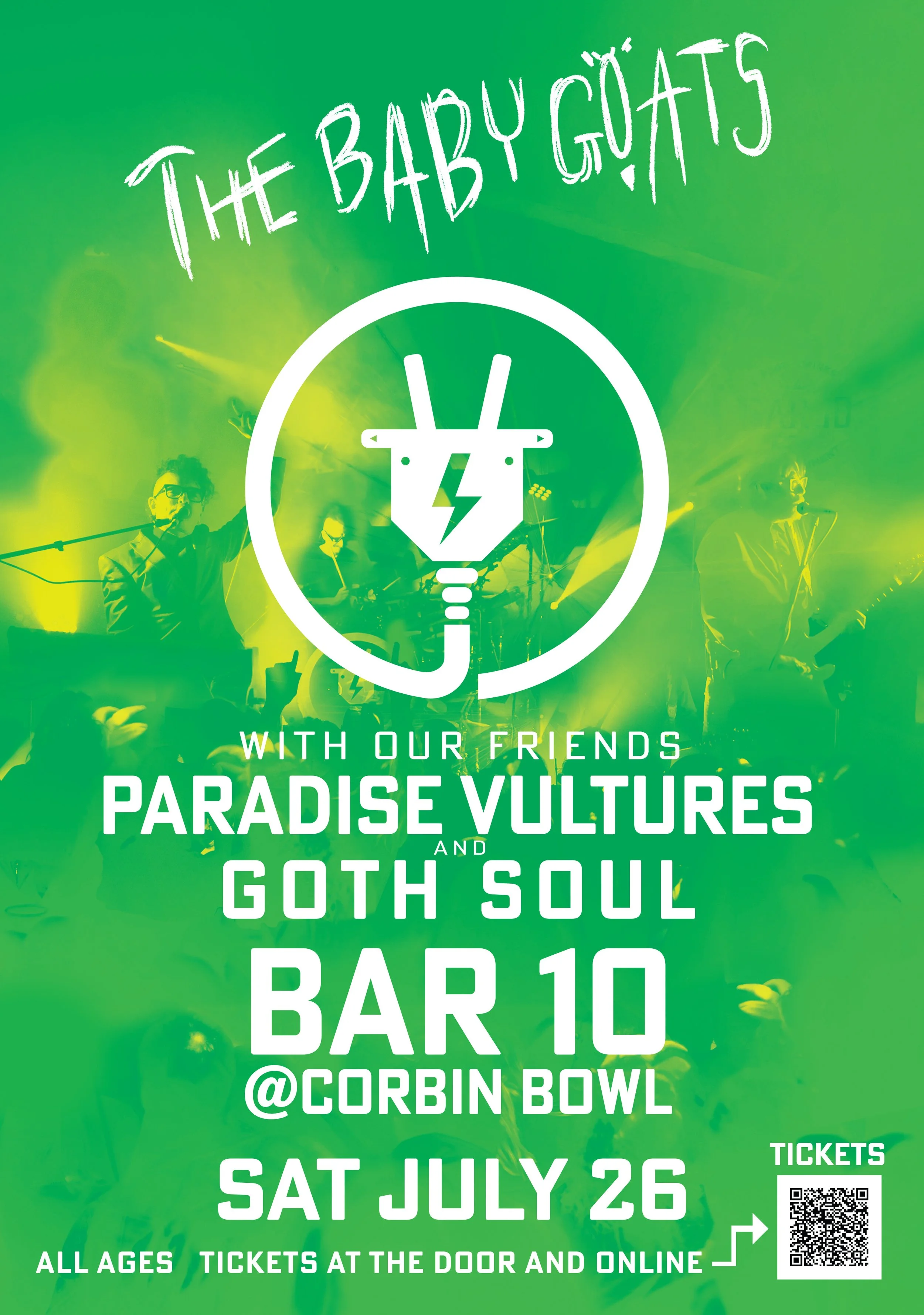 The Baby Goats, with Paradise Vultures, and Goth Soul