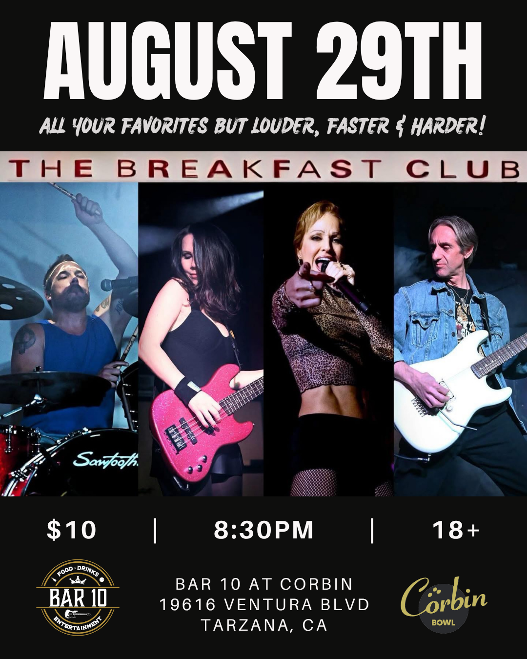 The Breakfast Club with special guests, Satellite Sky