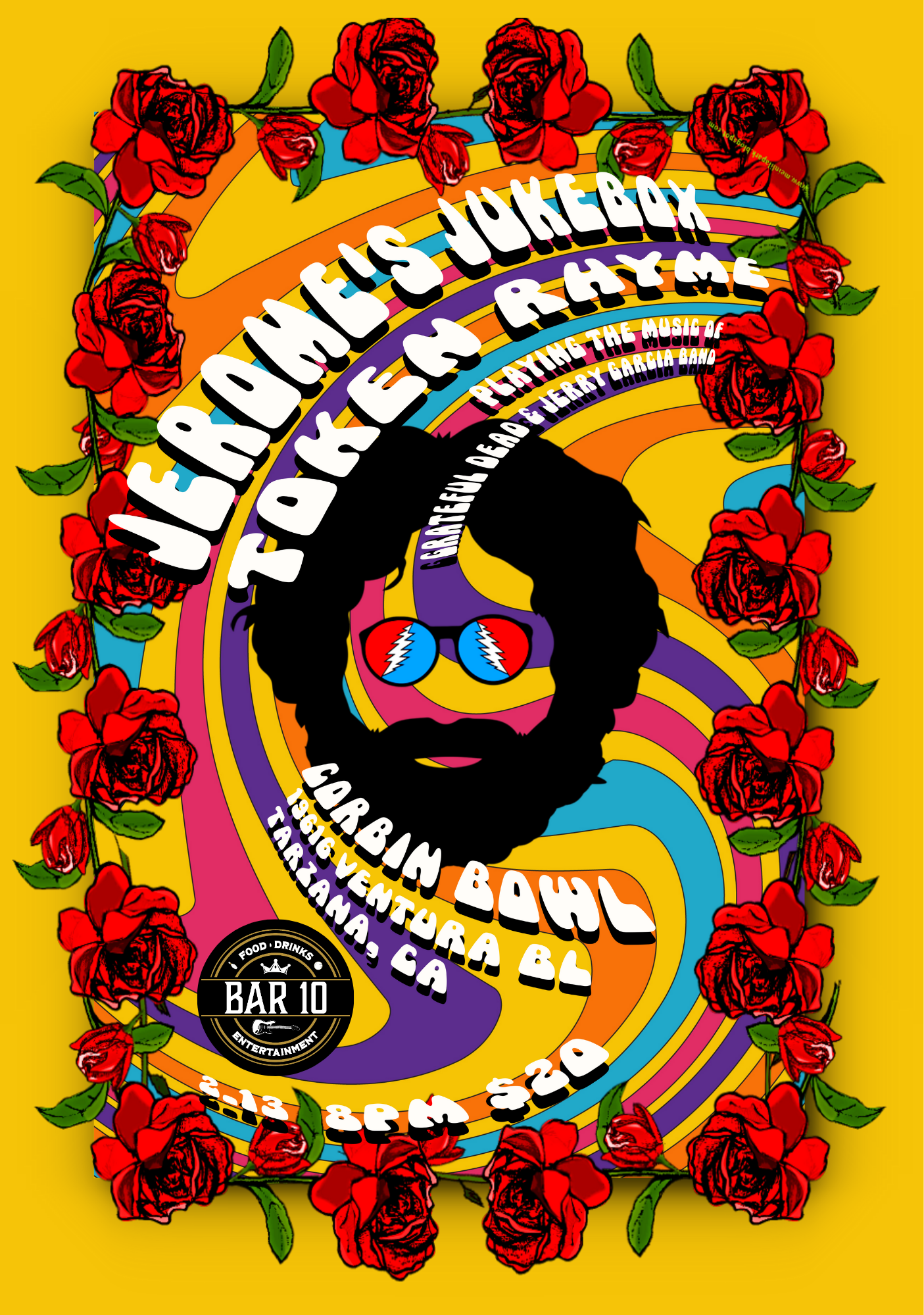 Jerome's Jukebox Token Rhyme, Playing the Music of Grateful Dead &amp; Jerry Garcia Band