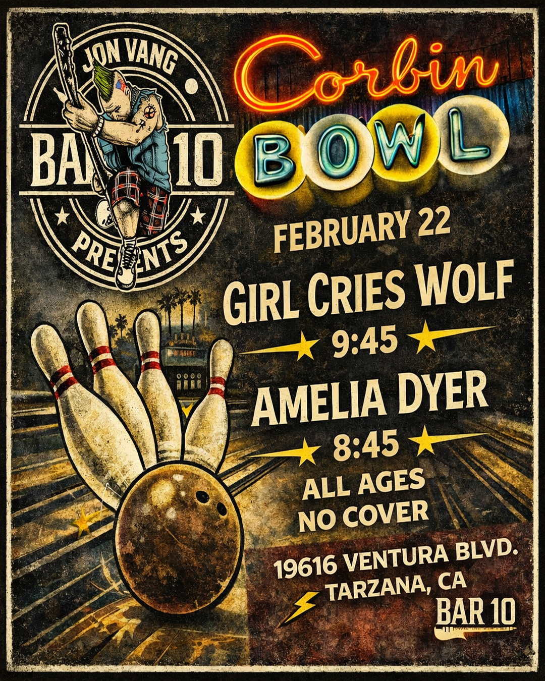 Jon Vang Presents Girl Cries Wolf and Amelia Dyer