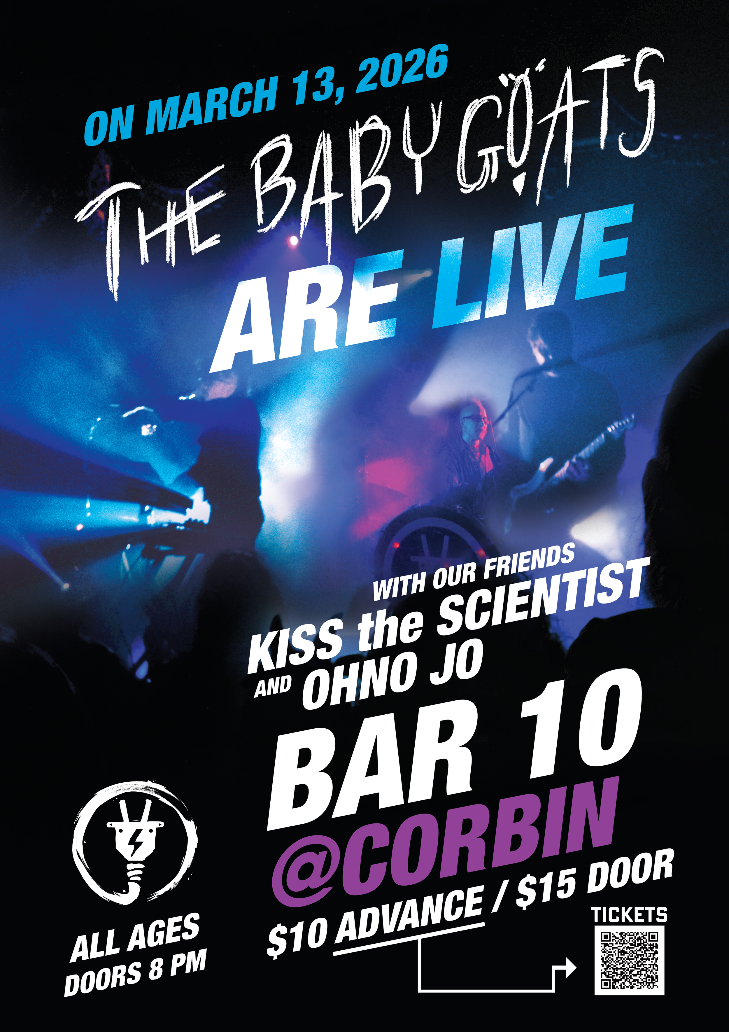 The Baby Goats, Kiss the Scientist, and Ohno Jo