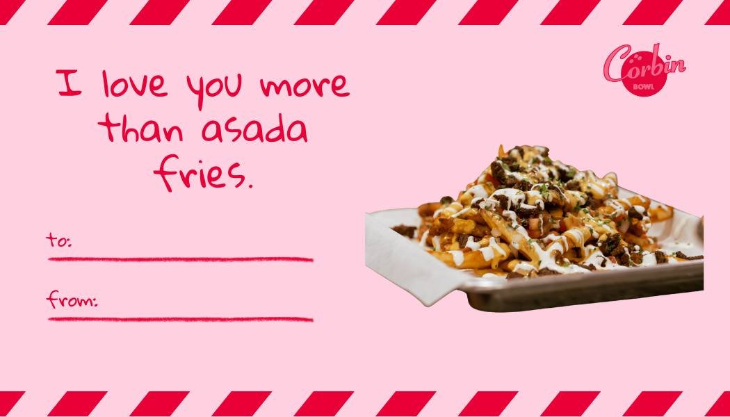 Roses are red, pins are white&hellip; bowling dates just feel right. 🎳💌
Share these with your Valentine and make plans to bowl, sip, and snack your way into the perfect Valentine&rsquo;s Day! 🍟🍻

Happy Valentine's Day
❤️ Corbin Bowl