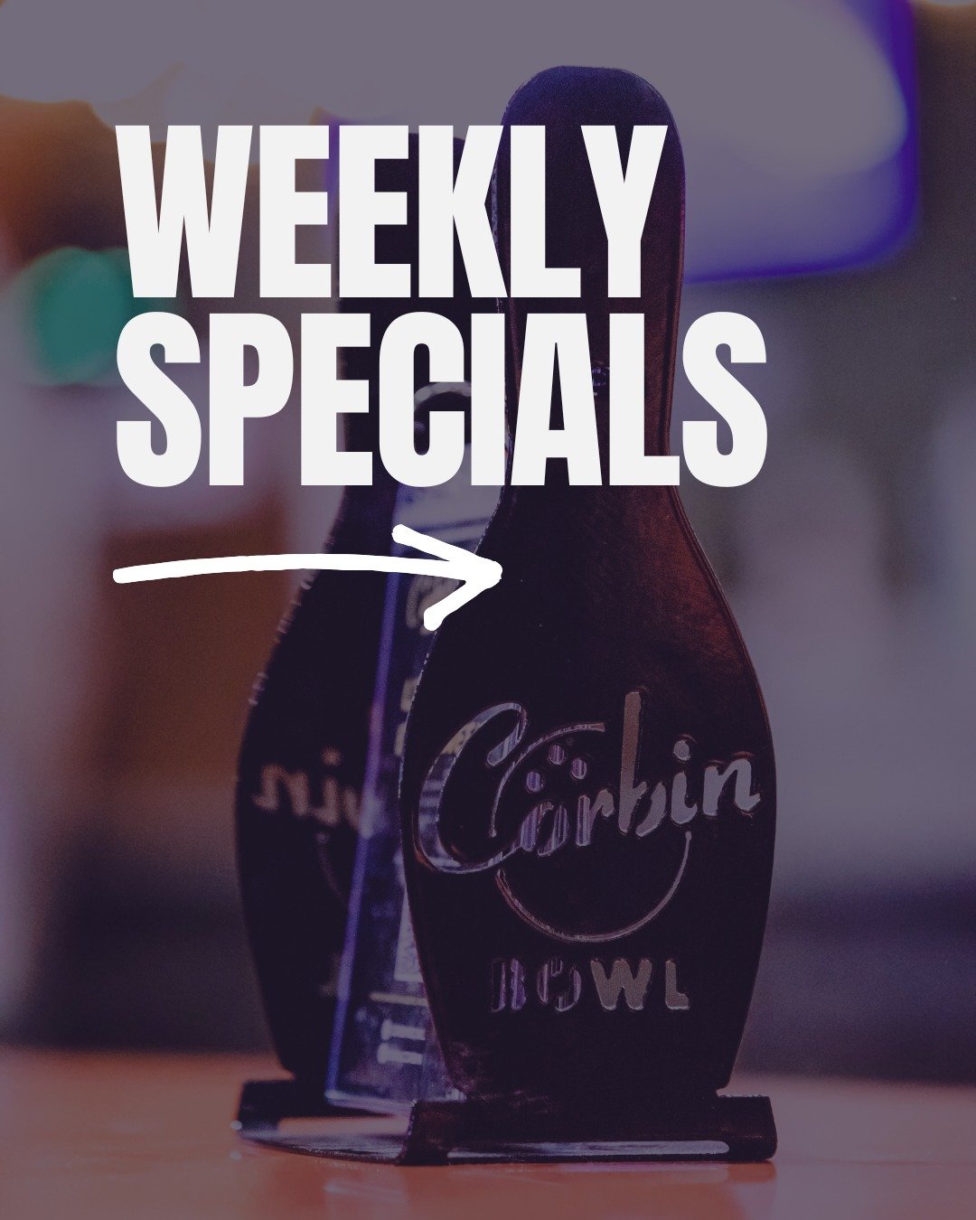 Swipe through to score all the best deals on bowling, food, and drinks at Corbin Bowl! 🎳🍻 And make sure you're following @bar10atcorbin for daily updates on our live events. 🤘

*All offers are subject to change. If you have questions about any of 
