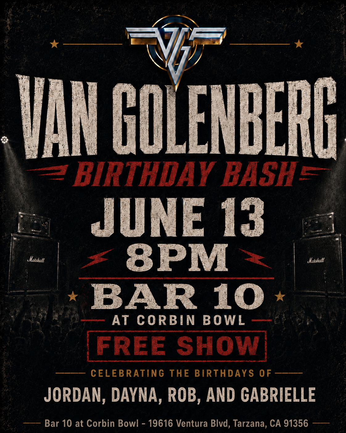 Van Golenberg Birthday Bash