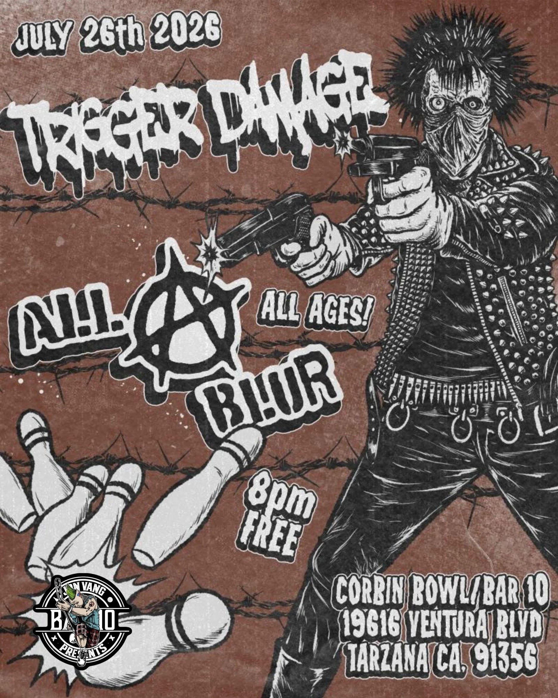Jon Vang Presents Trigger Damage and All A Blur