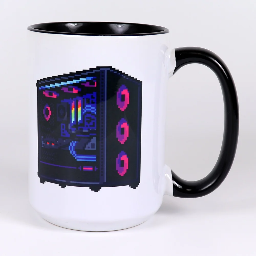 15 oz. Ceramic Full-Color Mug | 8-Bit PC  Paul's Hardware
