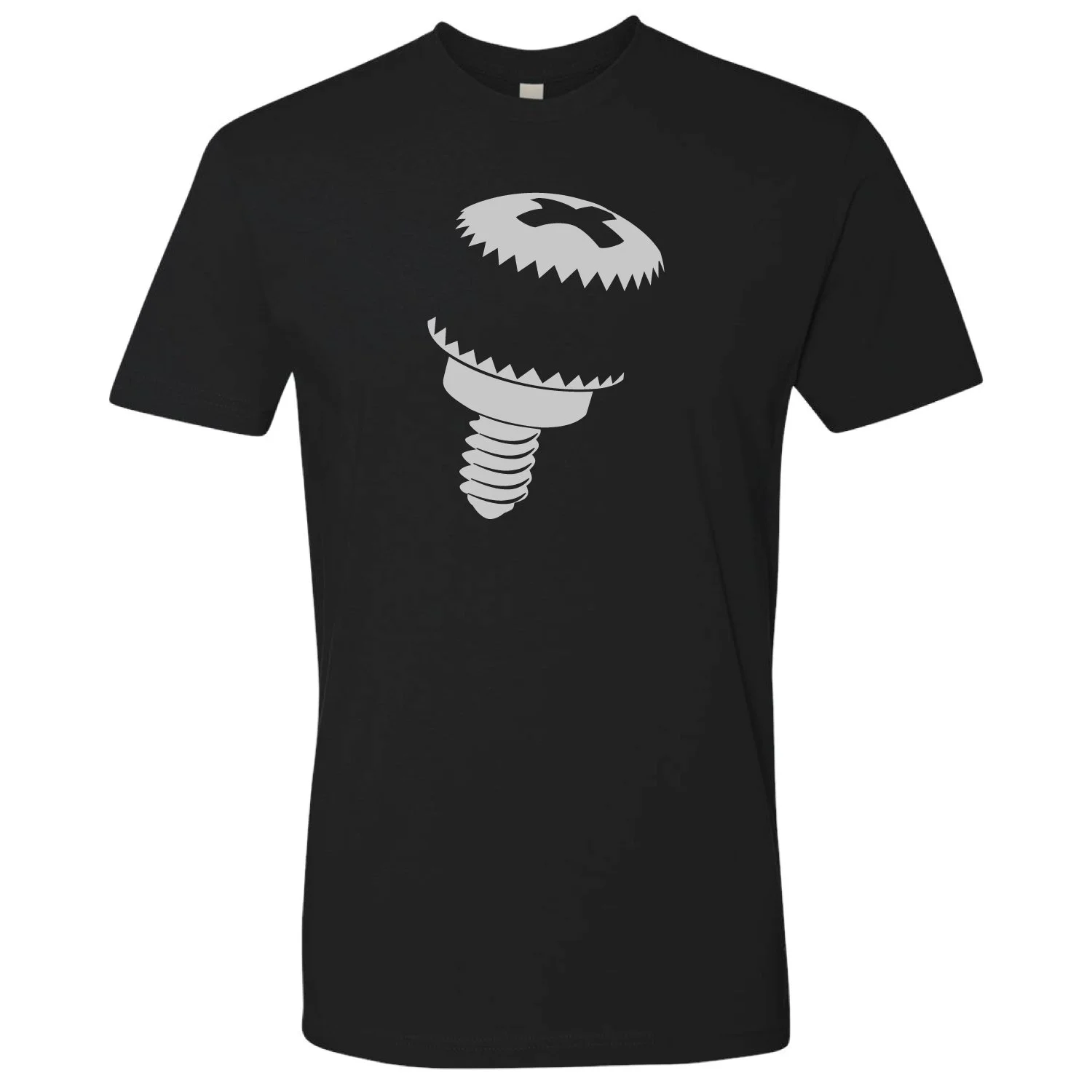 Thumb Screw | Cotton T-Shirt - Black