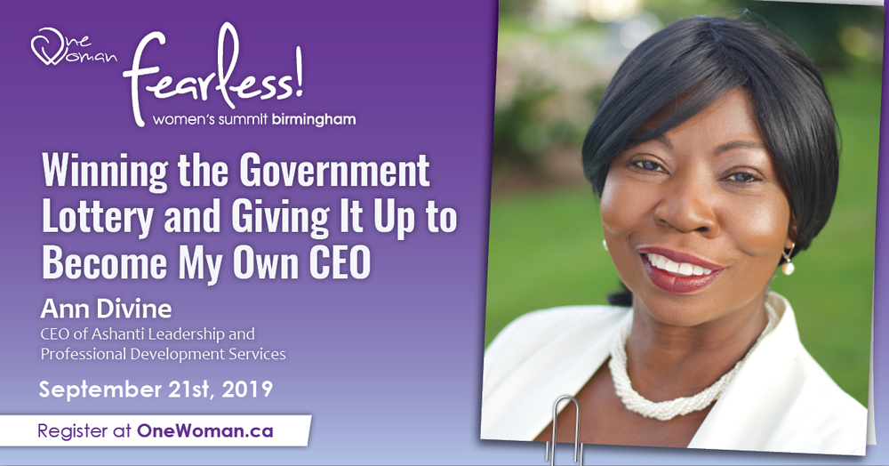 Grateful for the opportunity to participate at the One Woman Fearless Summit in Birmingham, UK