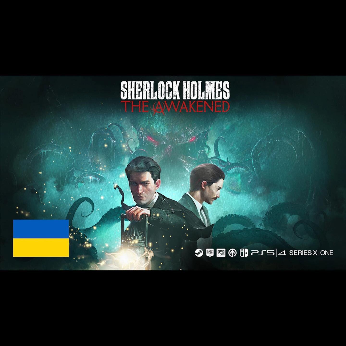 So proud to have voiced a few characters in &lsquo;Sherlock Holmes the Awakened&rsquo;  This Lovecraftian adventure was developed by the Ukrainian gamedev studio @frogwares in Kiyv, Ukraine during the Russian invasion. I am so proud to be part of suc