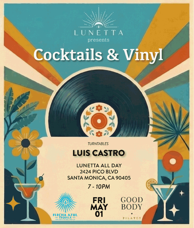 Cocktails &amp; Vinyl at Lunetta