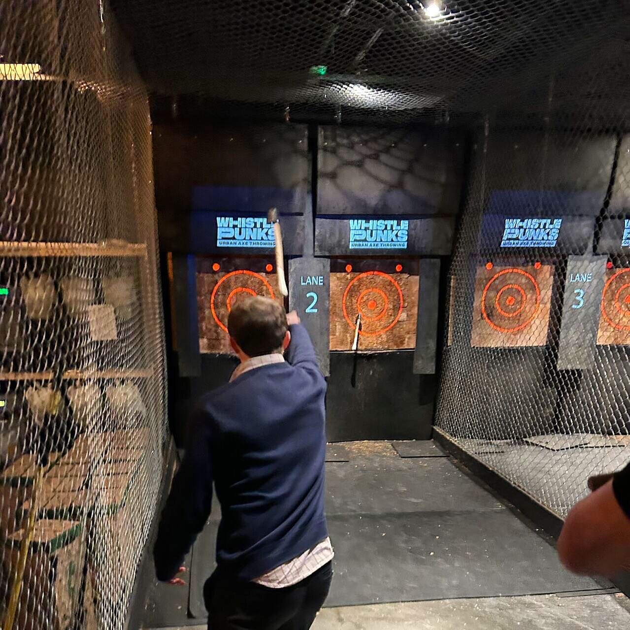 We gave everyone various choices of what to do for our next social, and they picked... axe throwing!!!&nbsp;🪓🪓🪓. Thanks to&nbsp;@whistlepunks for making this a reality!