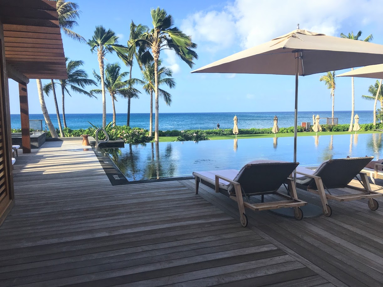 During your stay, enjoy sipping maitais at the adult infinity pool. . 