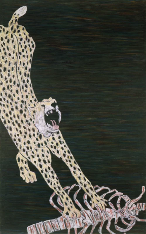 Cheetah 1982 • Oil on canvas, 96" x 60