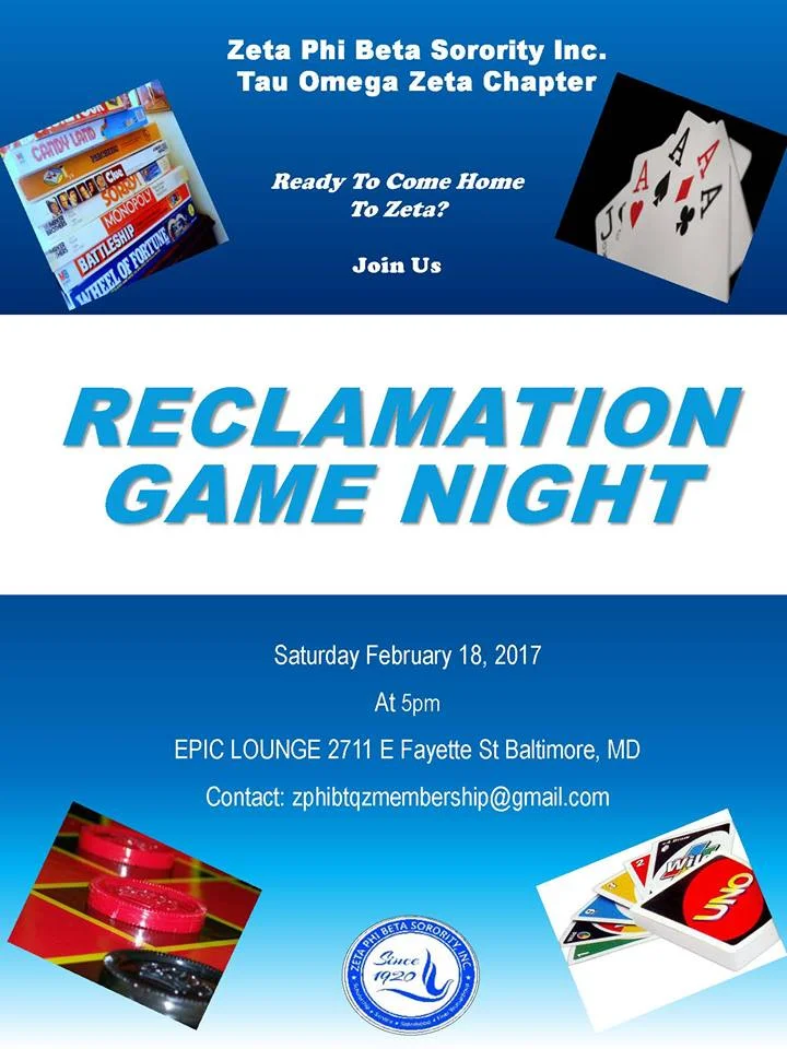 Reclaimation Game Night