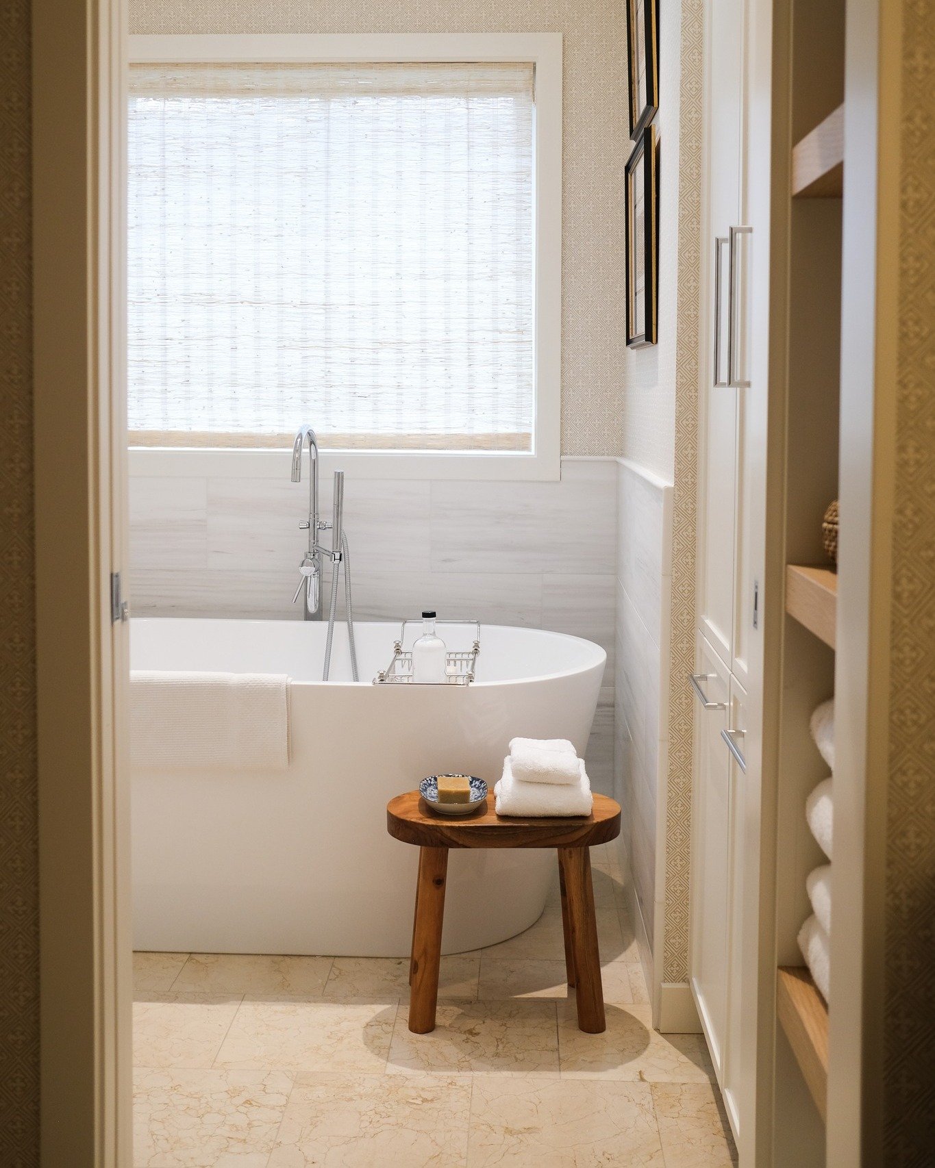 Step into the tranquility of this bathtub oasis we've crafted 💆&zwj;♀️