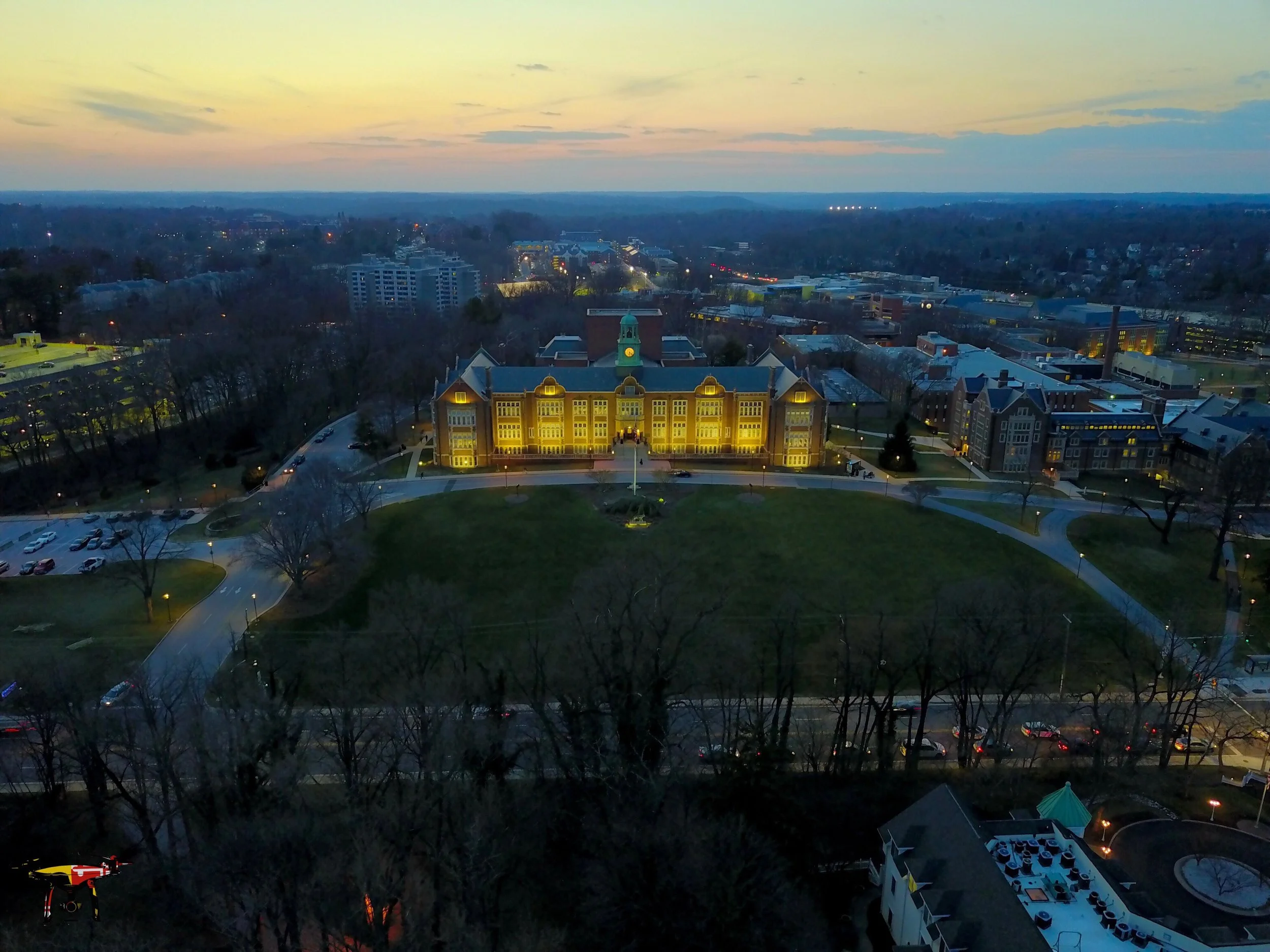 towson university baltimore aerials