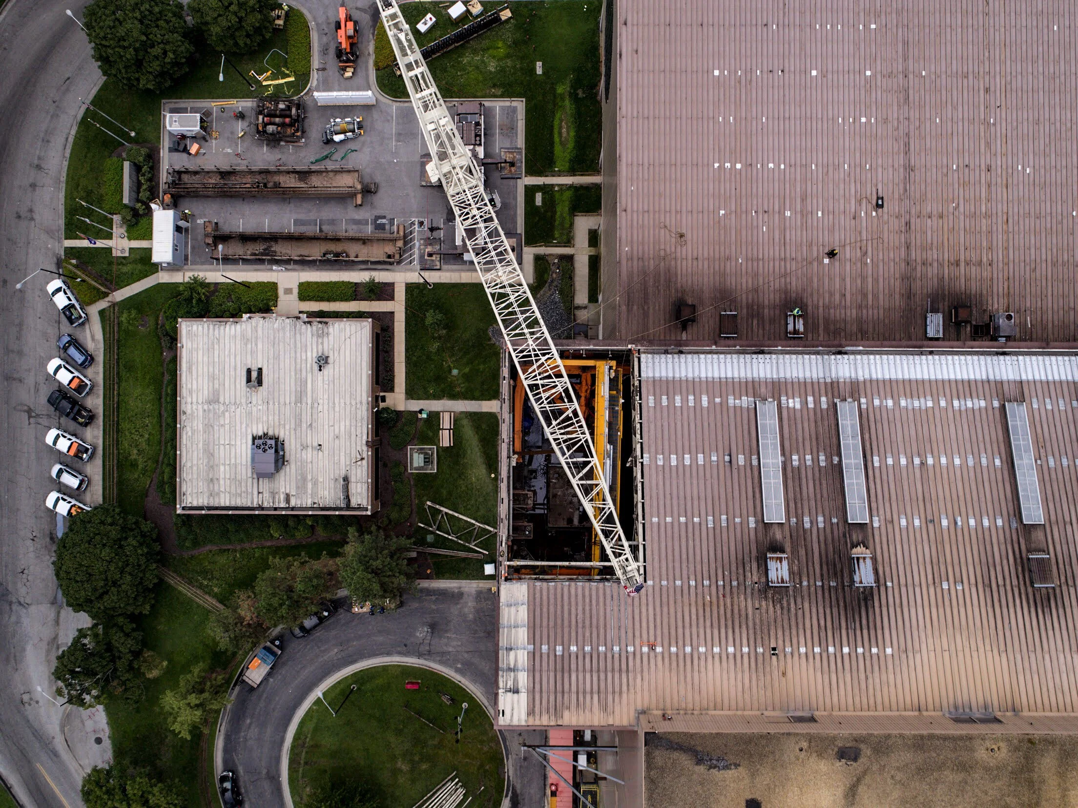 Kone Crane installation at Wheelabrator Technologies in Baltimore