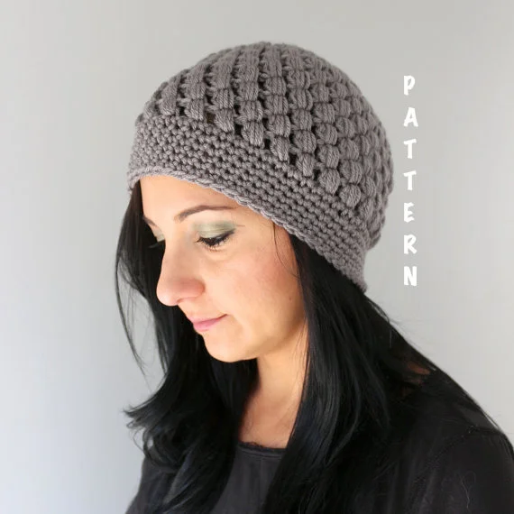 Orland Puff Stitch Beanie Pattern