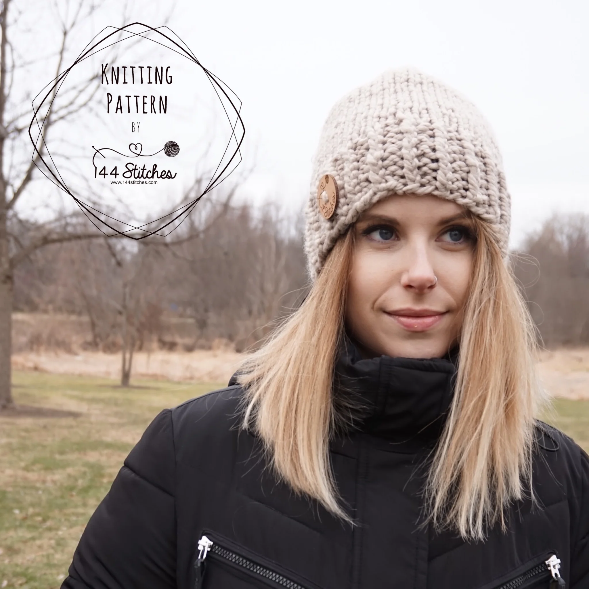 Venlo Twist Knit Beanie Pattern