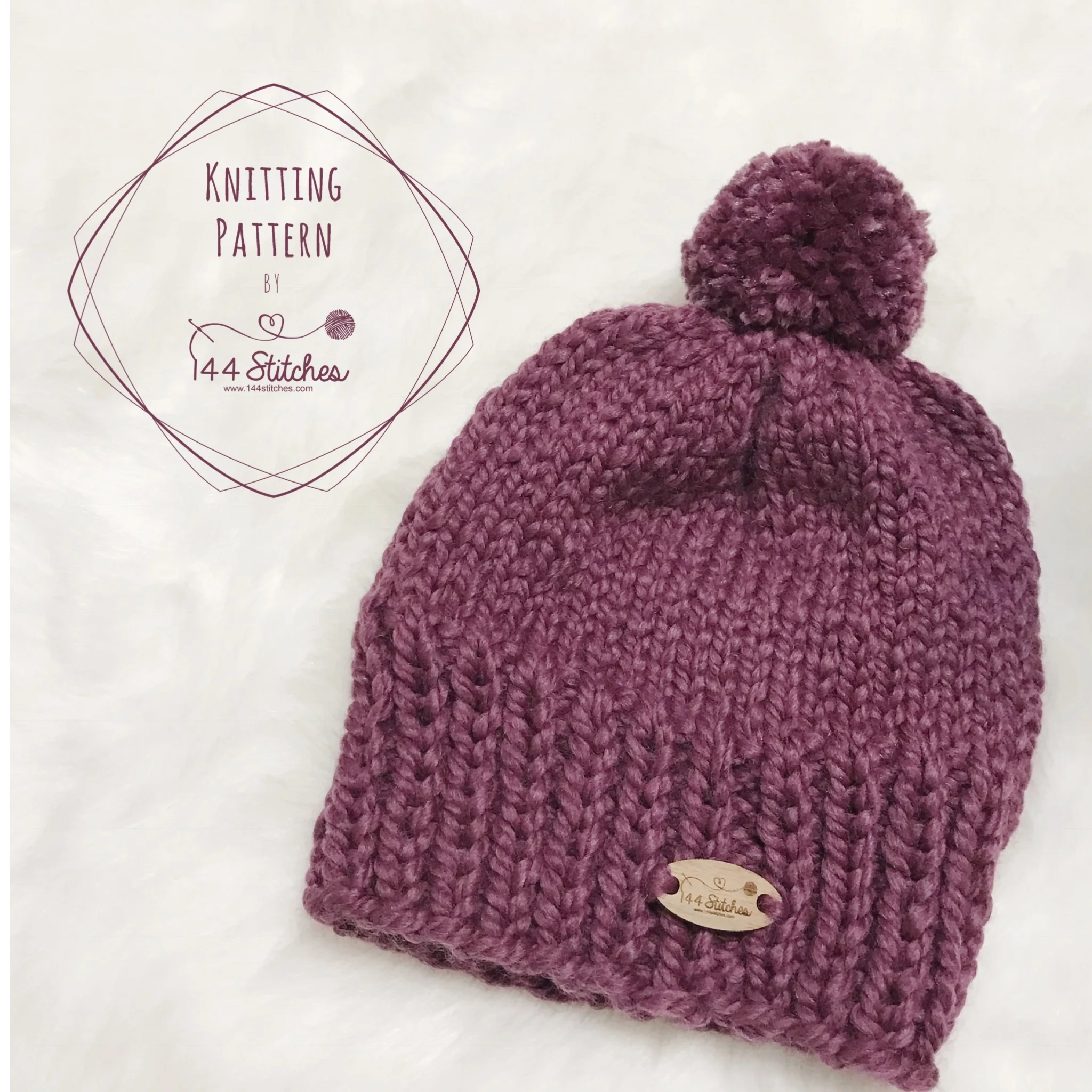 Menlo Classic Beanie Knitting Pattern