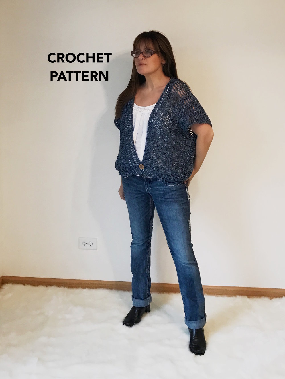 Inwood Top Crochet Pattern — 144 Stitches