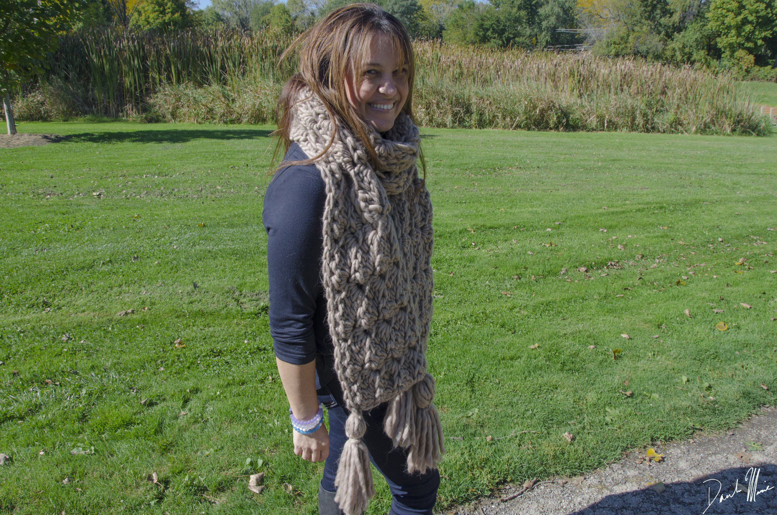 Big Riley Chunky Scarf Crochet Pattern