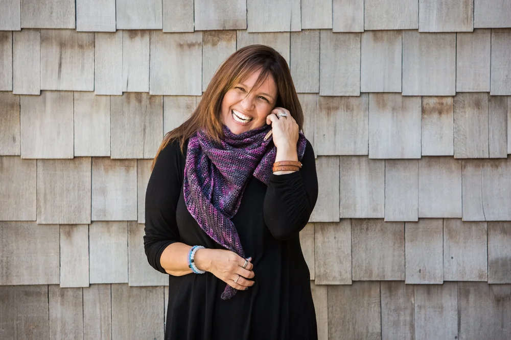 An Asymmetrical Shawl How To Style A Triangle Scarf Gramercy