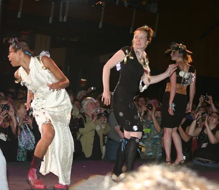 corning glass fashion show