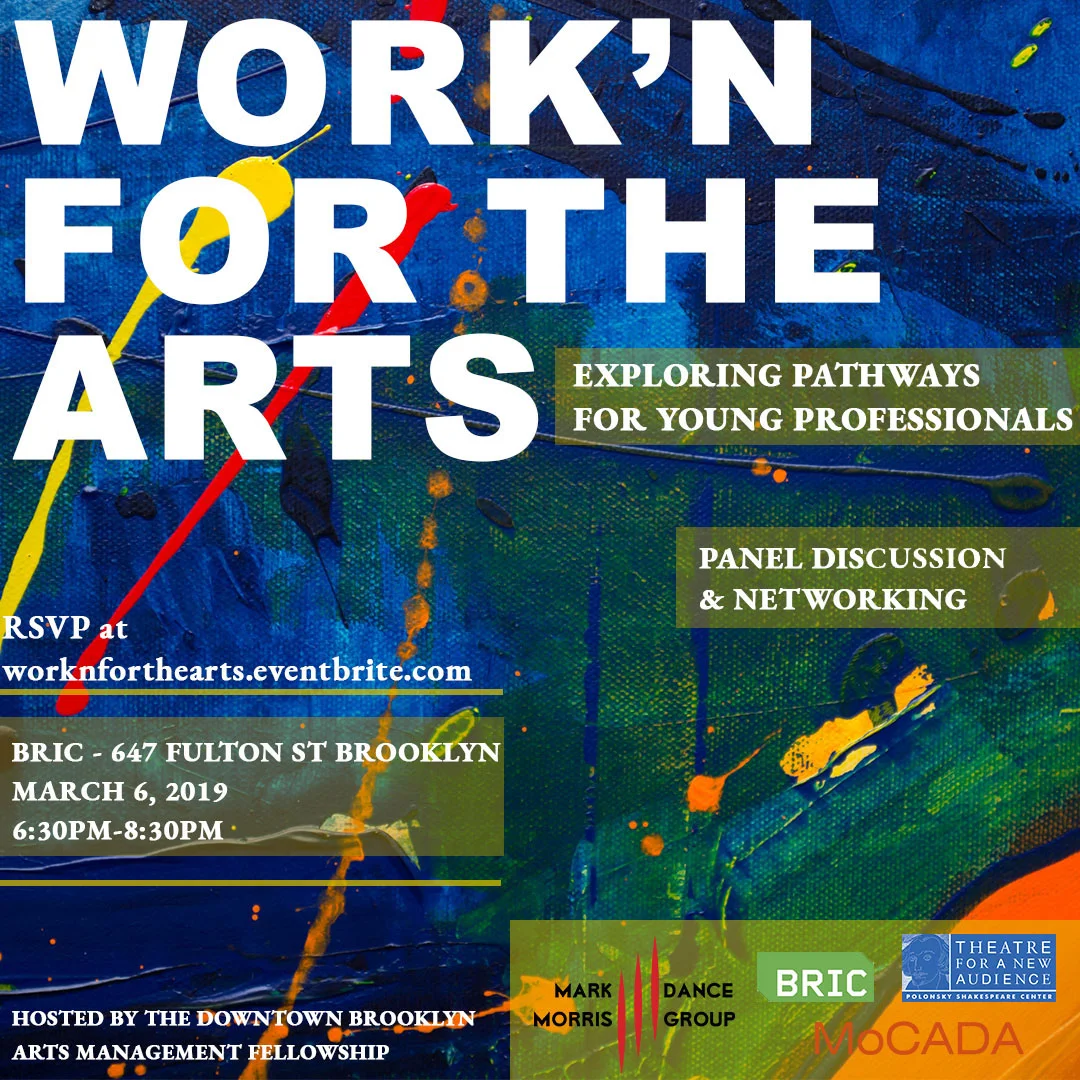 Work'n for the Arts: Exploring Pathways for Young Professionals