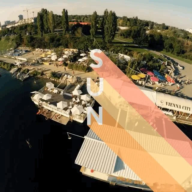 Vienna City Beach Club an der Donau